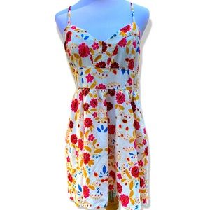 Express floral mini sundress with pockets L